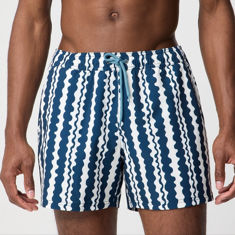 J. Crew Men's Printed Swim Trunk Size XL NEW